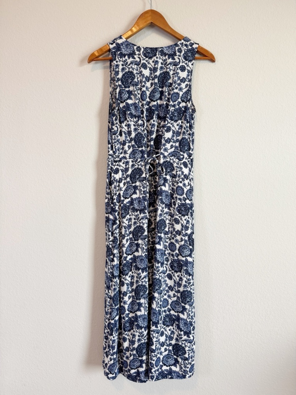 & Other Stories Floral Peacock Print Grand Millennial Button Down Midi Dress 6 - Picture 9 of 11